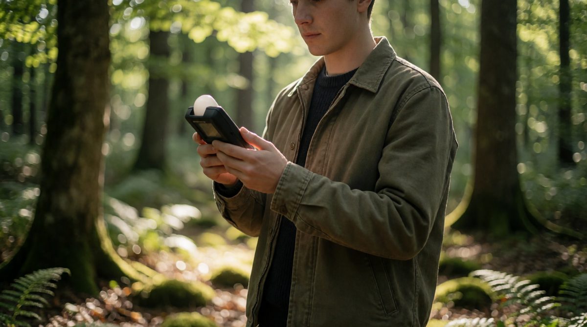 Measuring light and temperature in a habitat