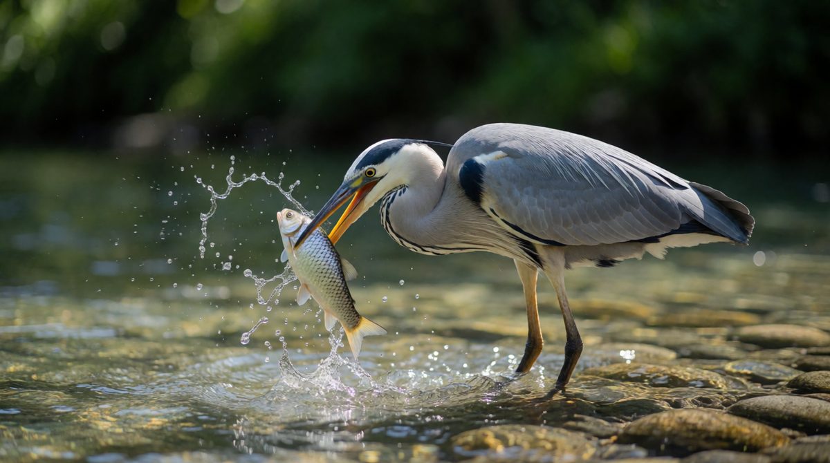 Predators and prey are linked in food webs
