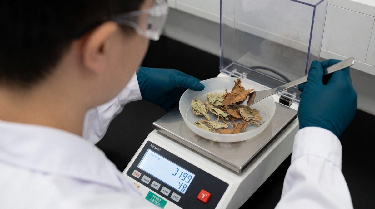 Biomass is measured by drying samples