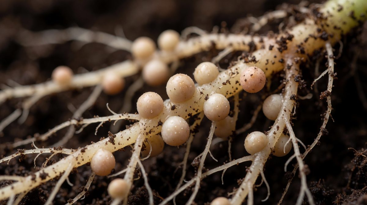 Legume roots have nitrogen-fixing nodules