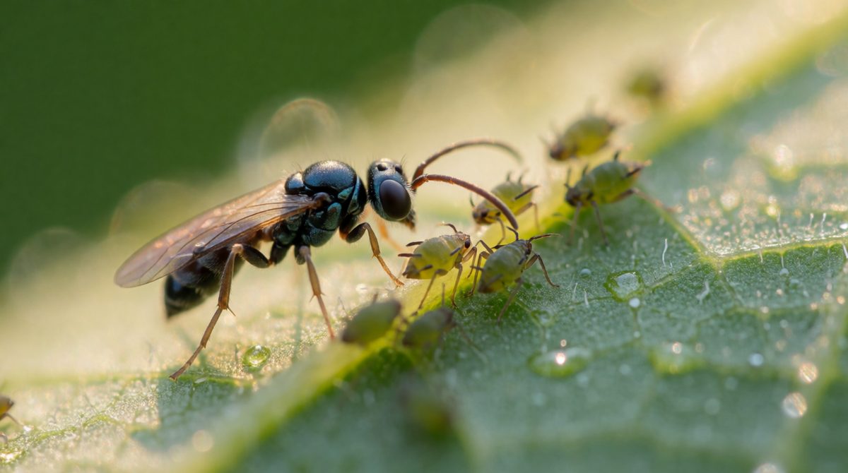 Natural predators control pests