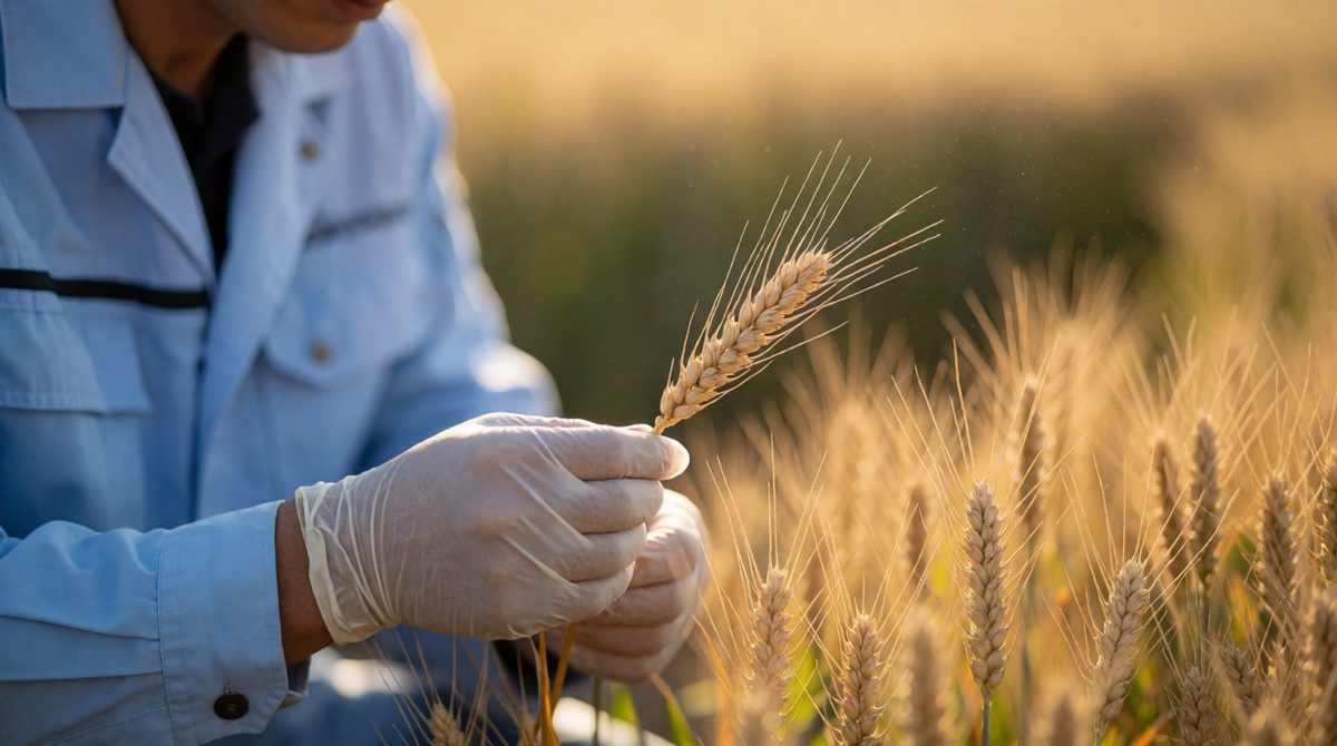 Farmers select the best plants to breed from