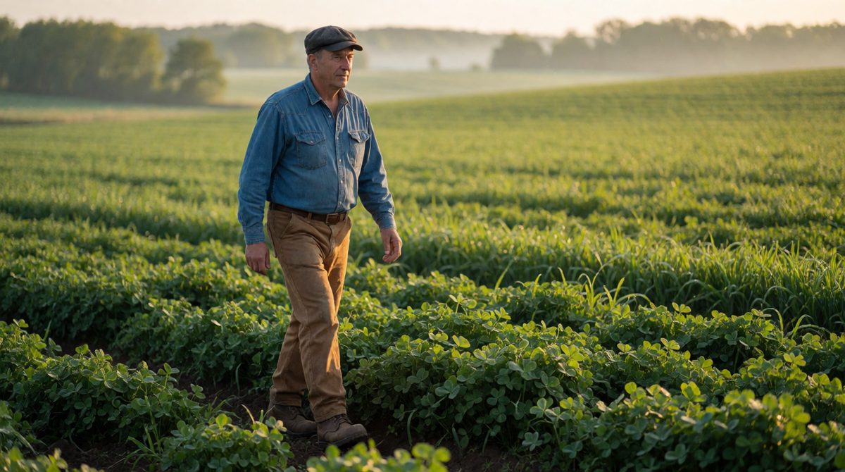 Sustainable farming protects the land