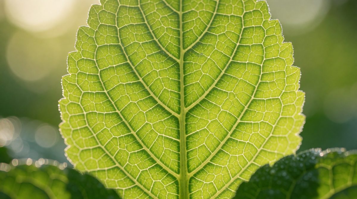 Stomata let gases in and out of leaves