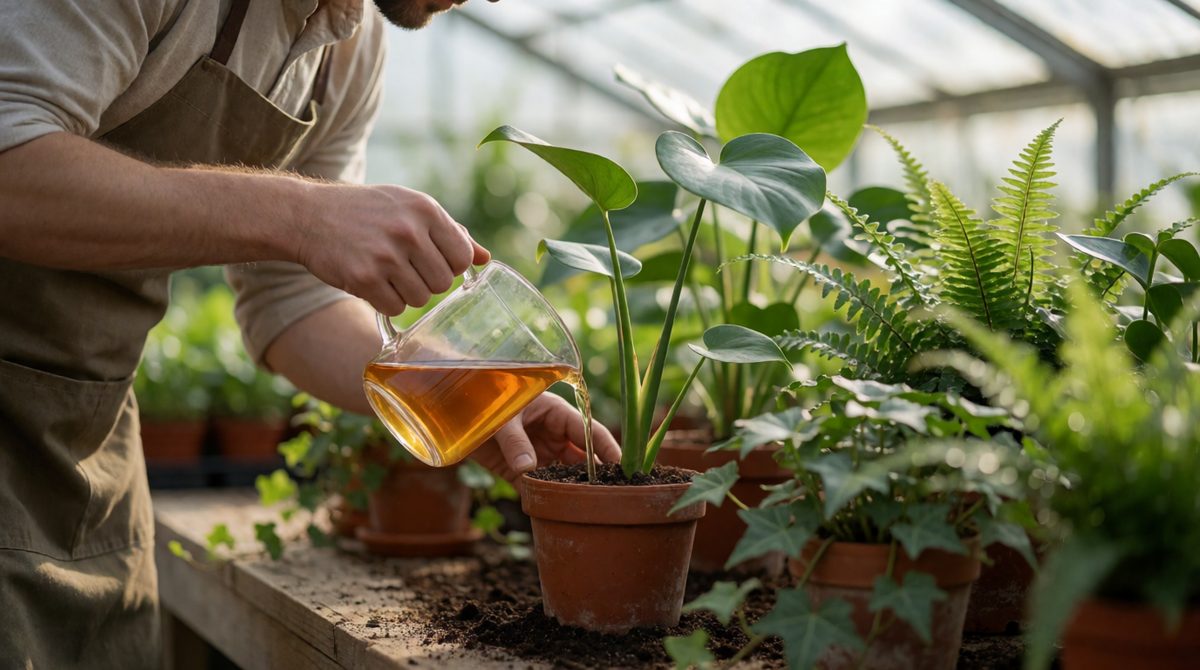 Fertilisers give plants the minerals they need
