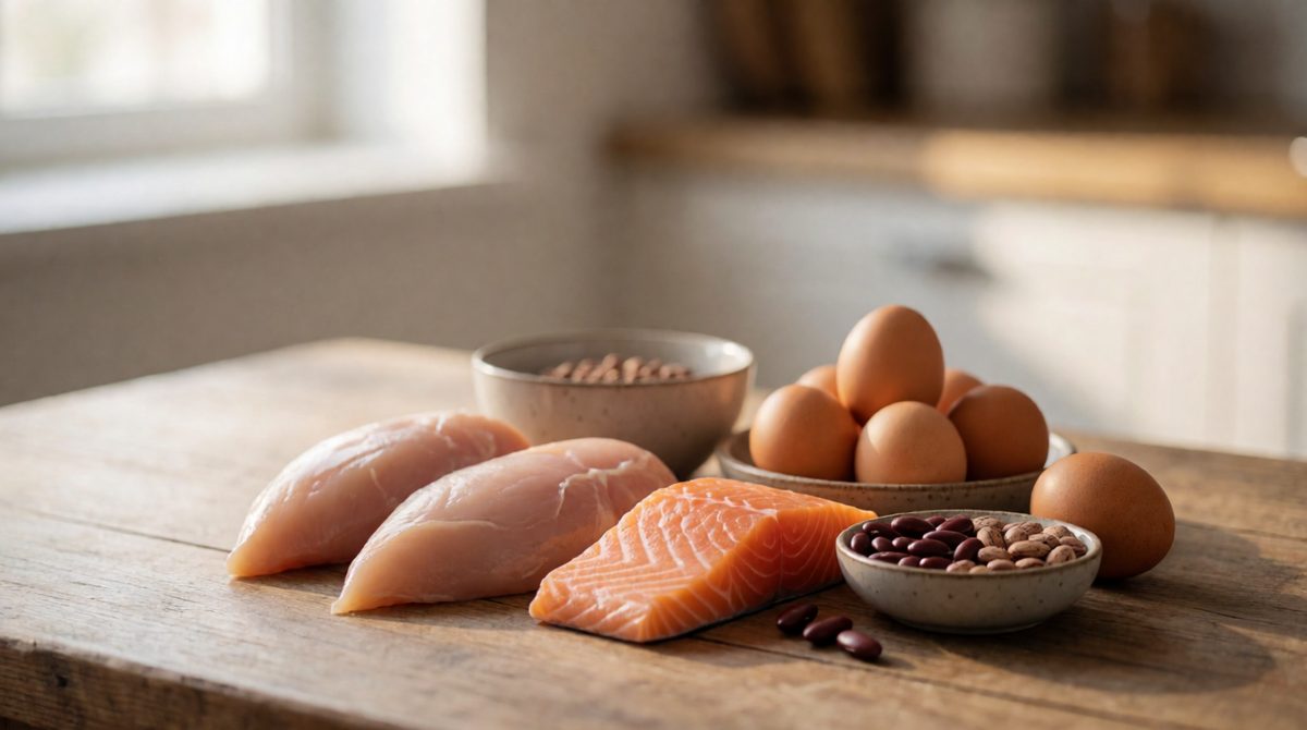 Protein-rich foods help the body grow and repair