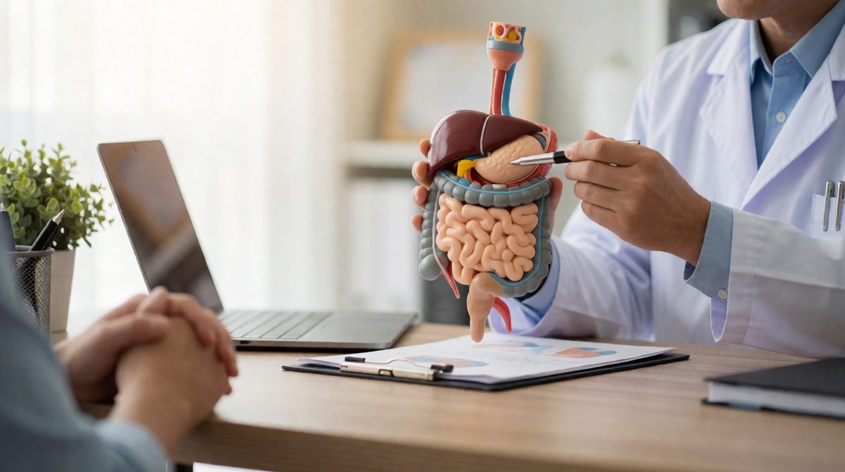 The digestive organs work together