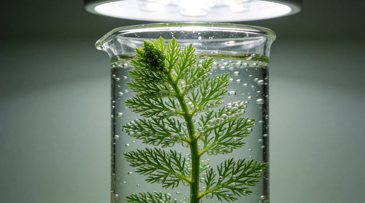 Testing for oxygen produced by plants