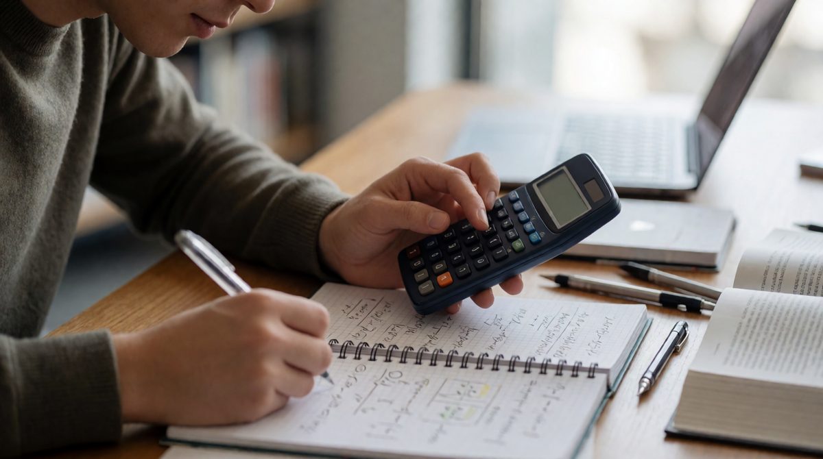 Break-even can be calculated with a formula