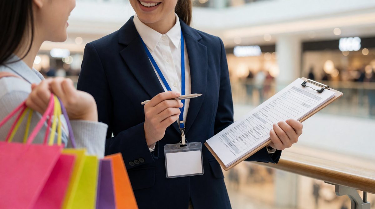 Questionnaires can be given out on the street