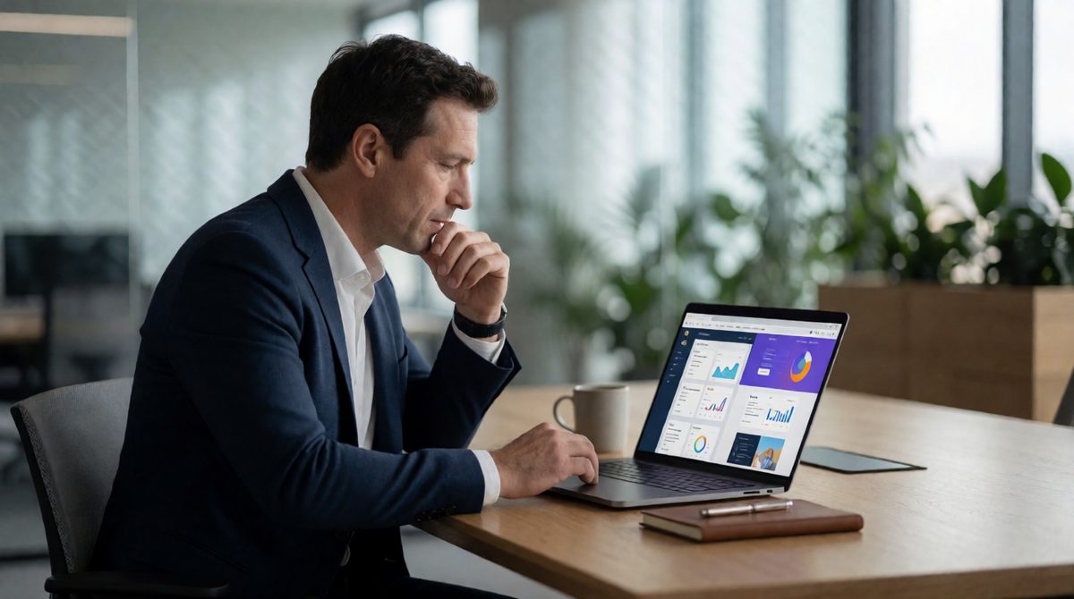 Businesses research competitors online