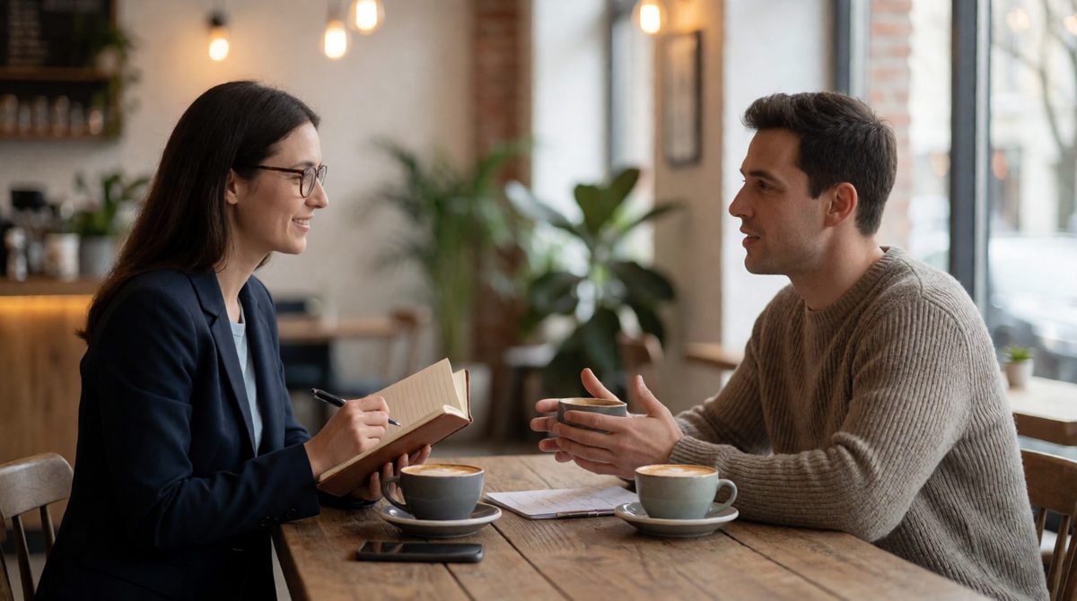 Interviews collect detailed qualitative data