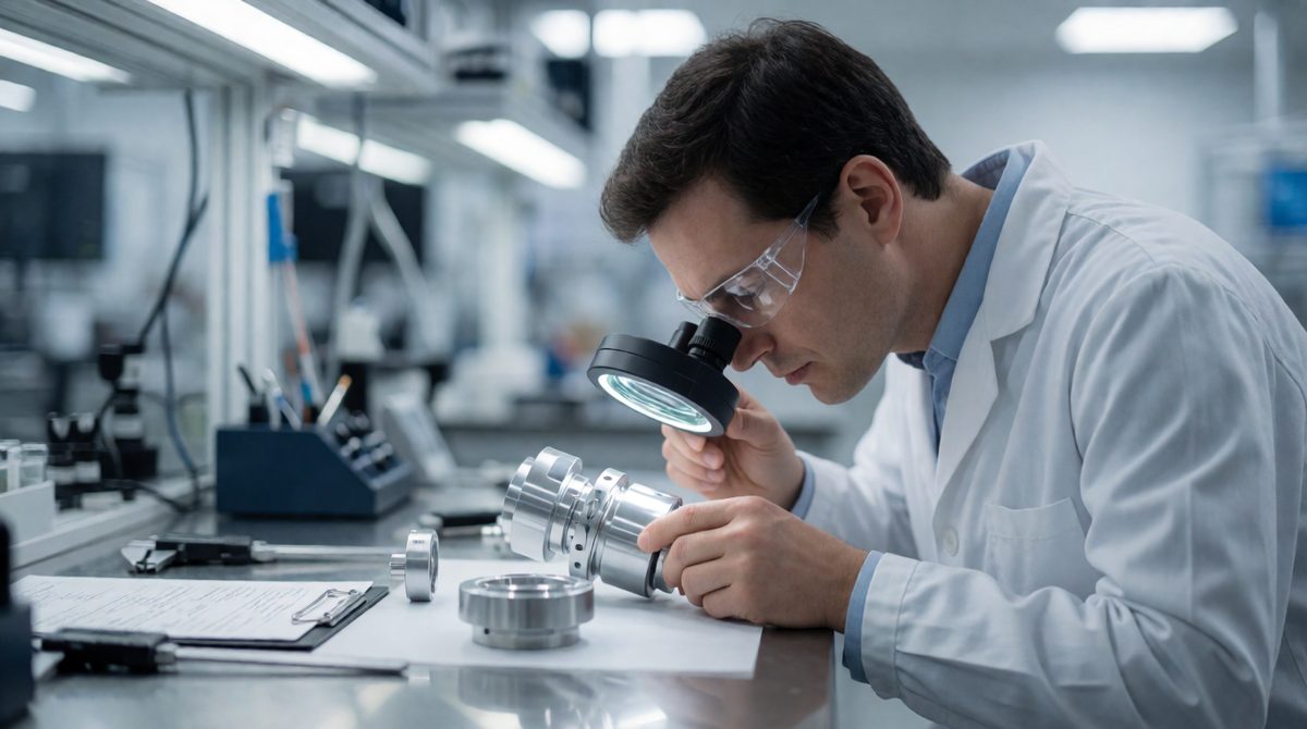 Quality control checks products meet standards