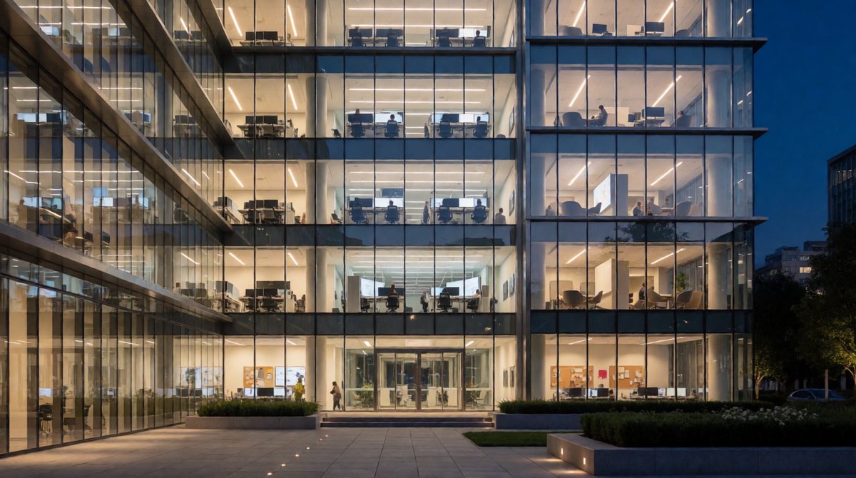 Large businesses use complex structures