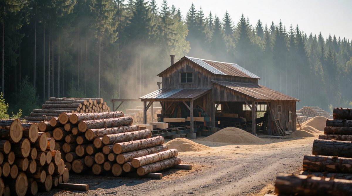 Some businesses locate near their raw materials