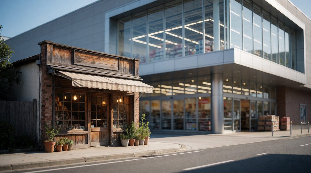 Large multinationals can squeeze out local businesses