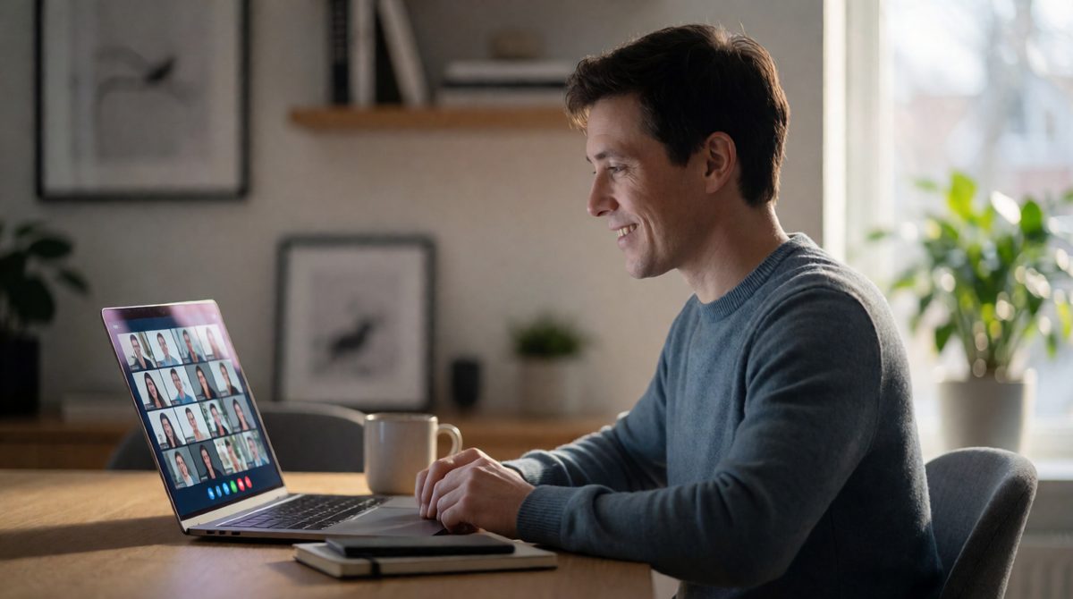 Video calls let teams work together from anywhere