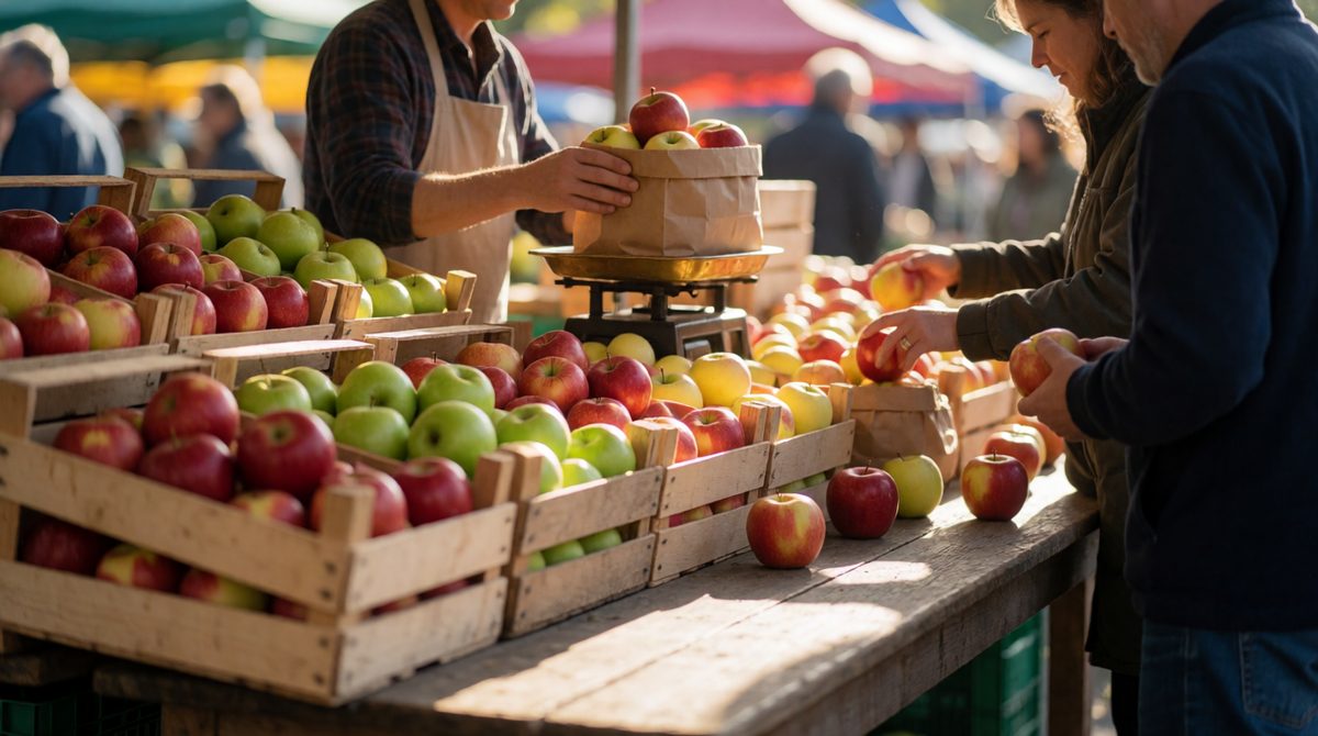 At a market, buyers and sellers settle on the price where quantity demanded equals quantity supplied