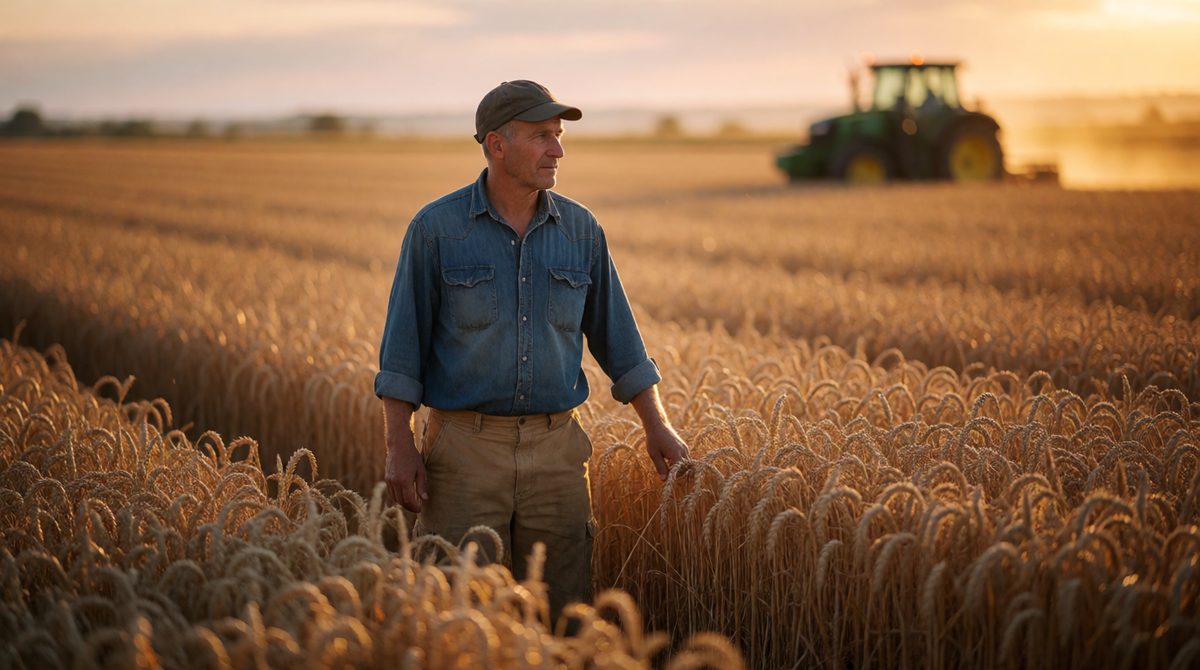 If this field grows wheat, it can't grow anything else that year, so the farmer gives up the next best crop