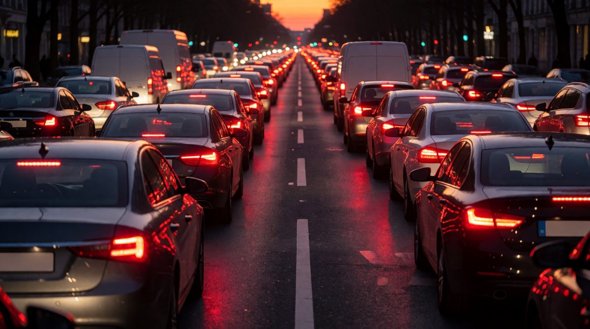 Traffic jams show resources being wasted when markets alone allocate them inefficiently