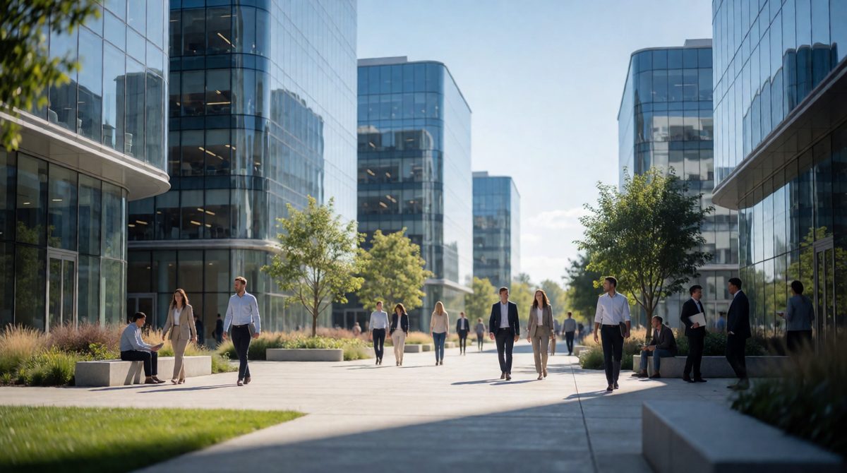 When many tech firms cluster in one area, they share skilled workers and suppliers: external economies of scale