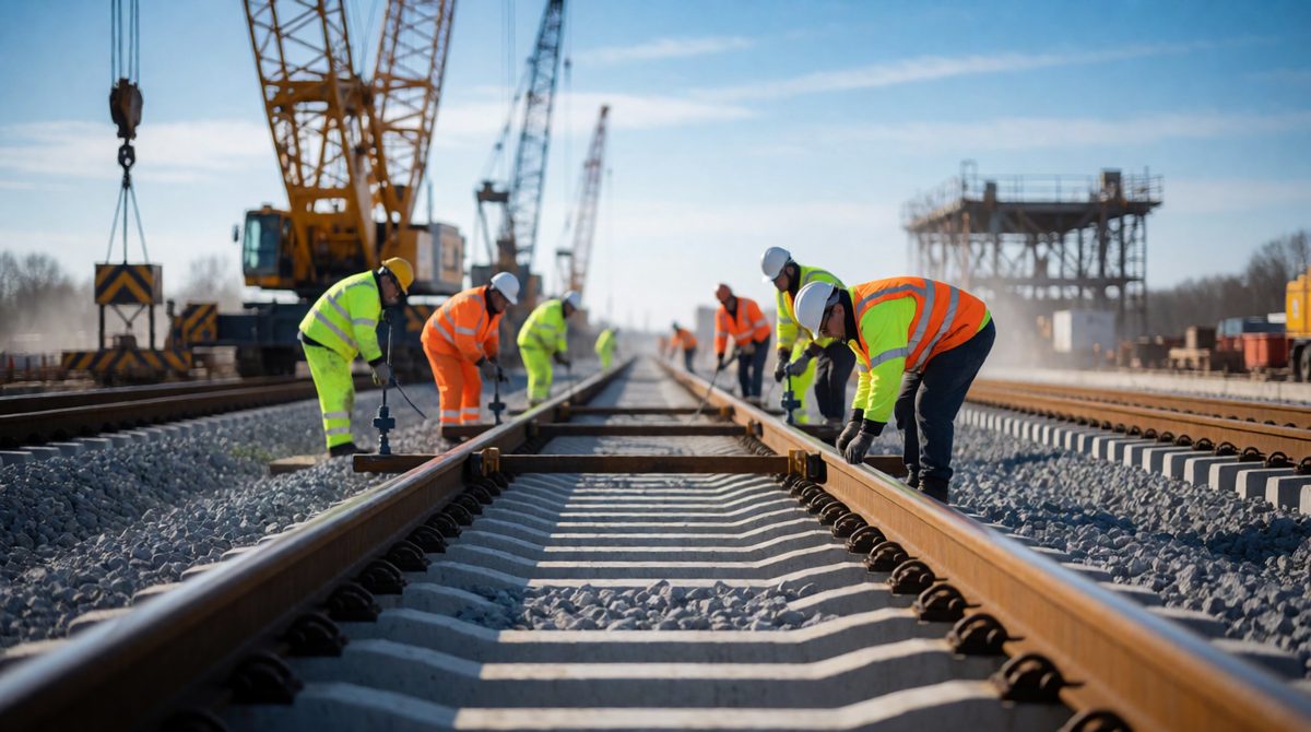 Huge start-up costs like building a railway network are a barrier that keeps rivals out