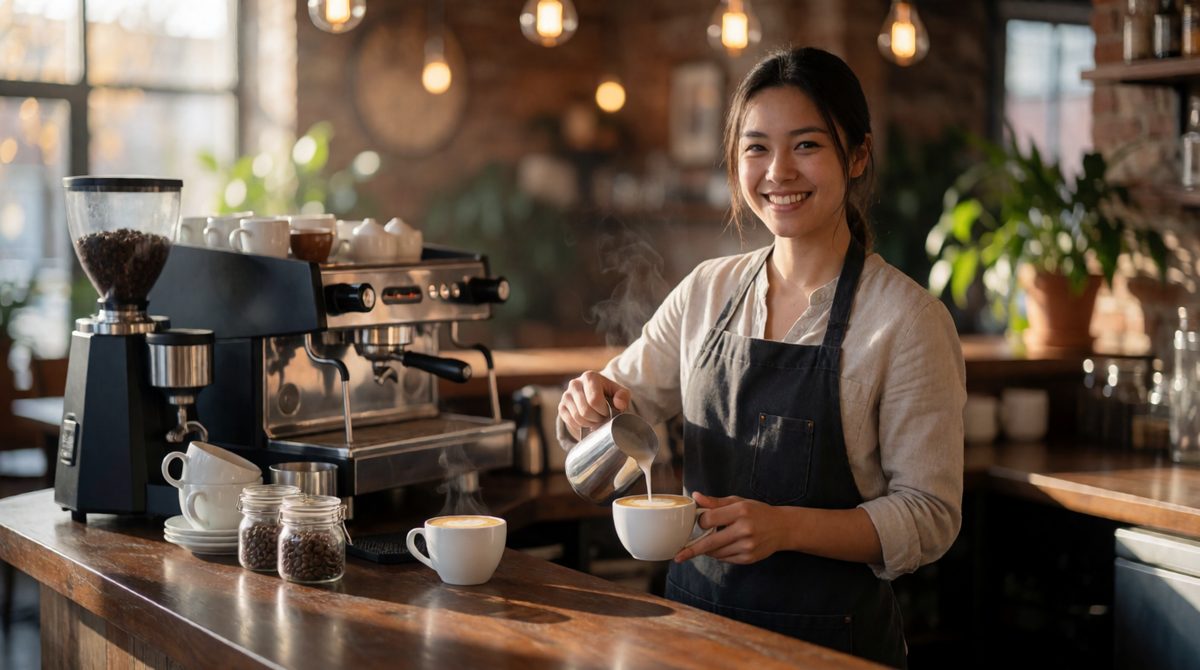 A minimum wage aims to give low-paid workers, like many in cafes and shops, a fairer income