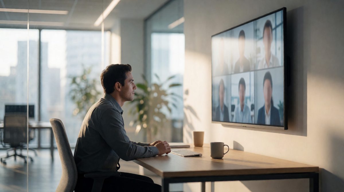 Cheap video calls let teams in different countries work together, cutting communication costs