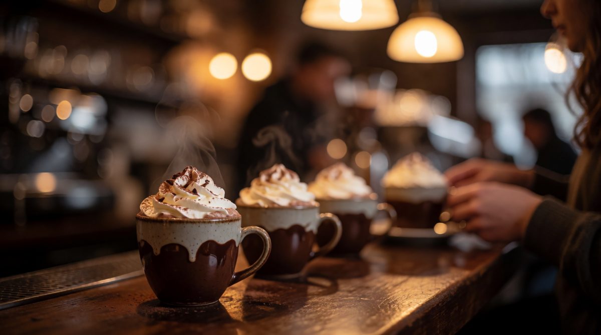 Cut the price of hot chocolate and more cups are sold: a movement along the demand curve