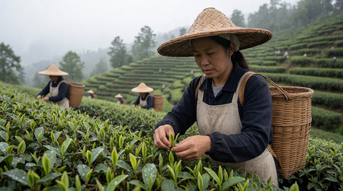 Many developing countries export primary products like tea and import manufactured goods