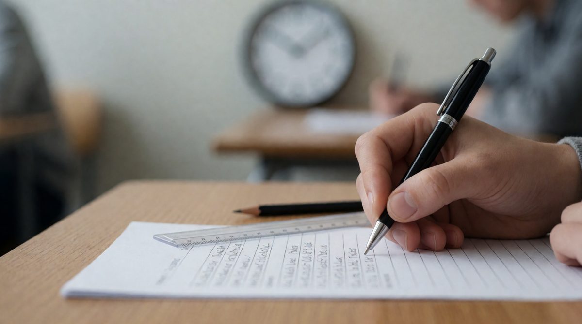 Plan your time: about 22 minutes per 20-mark question leaves a few minutes to check