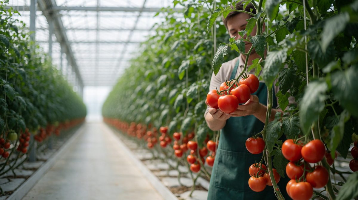The higher the price of tomatoes, the more this grower is willing to supply each week