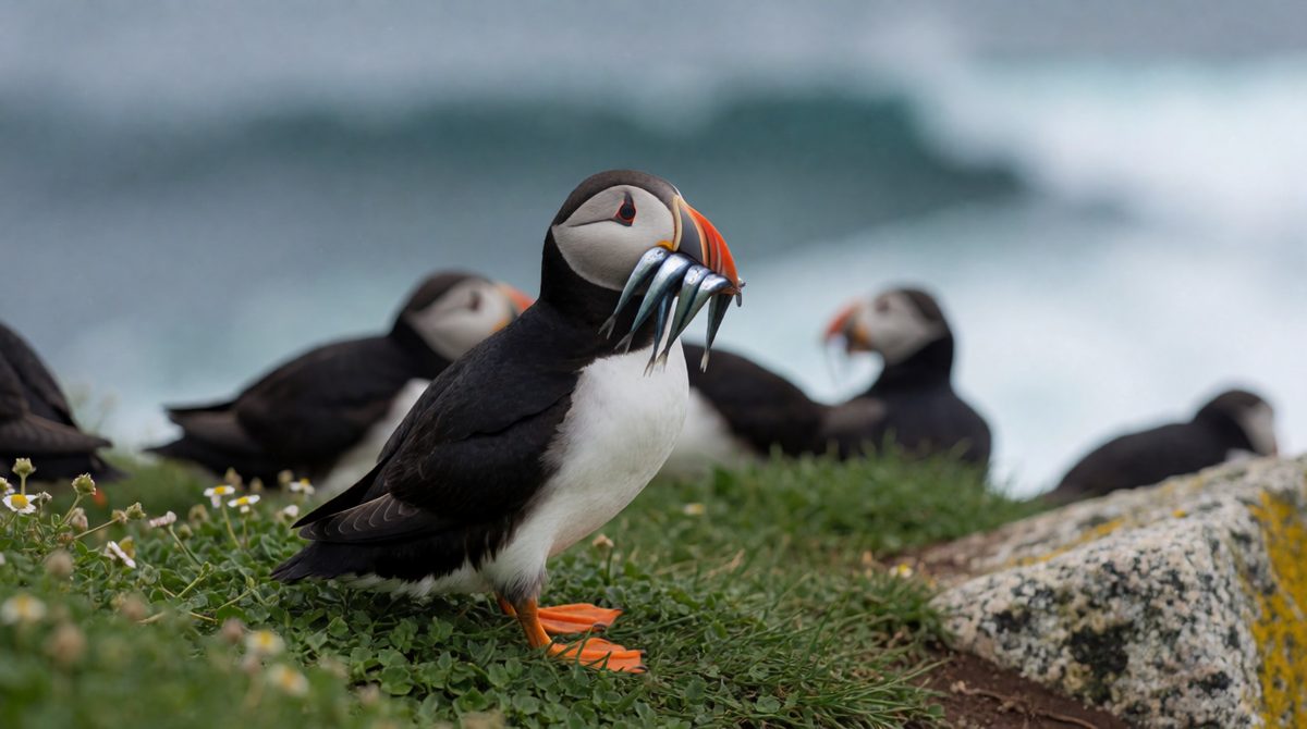 Seabirds are top predators in coastal food webs