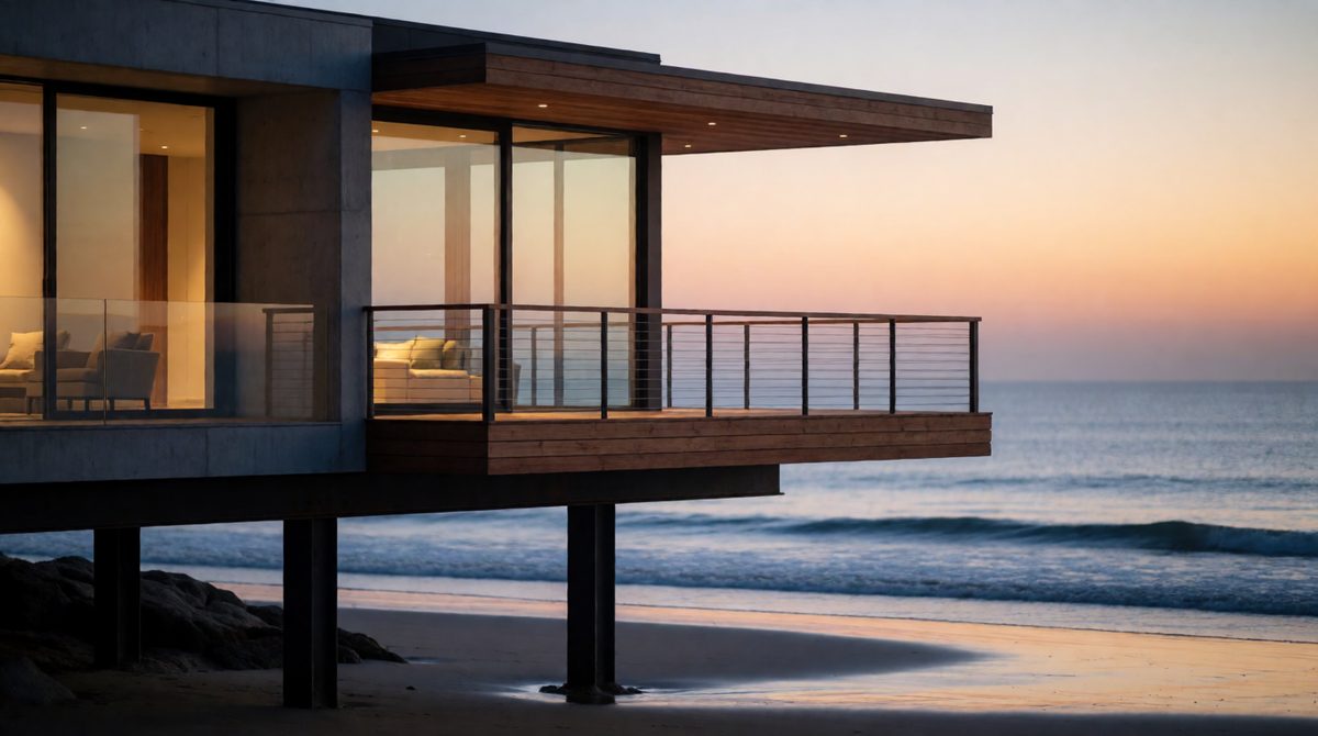 Coastal buildings can be raised above flood level