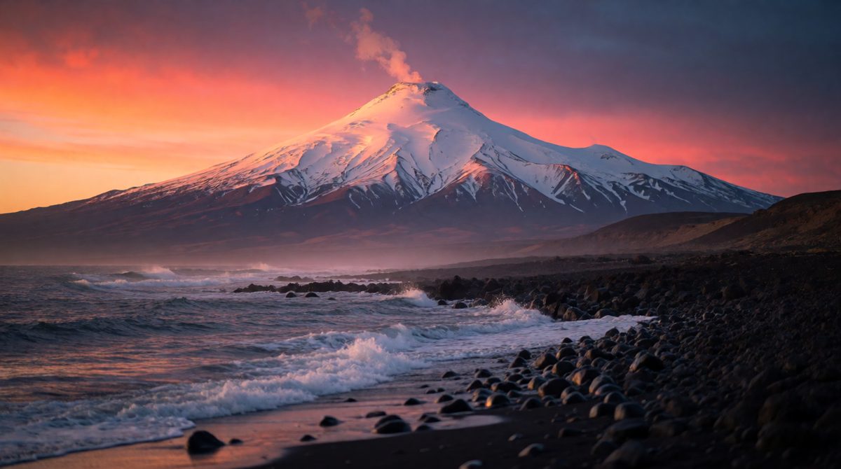 Most earthquakes happen around the Pacific Ring of Fire