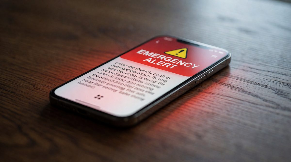 Early warning alerts give people seconds to act