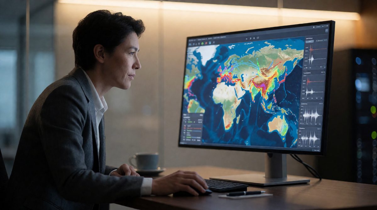 GIS maps earthquake patterns and risks