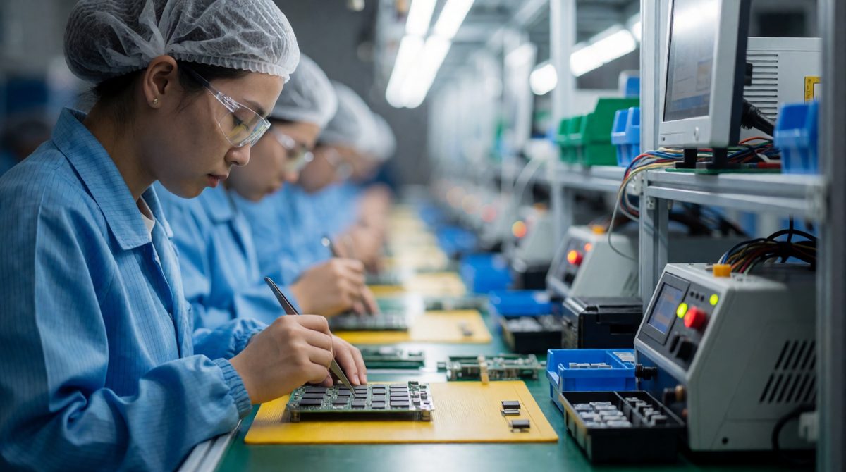 Manufacturing is growing in many developing countries