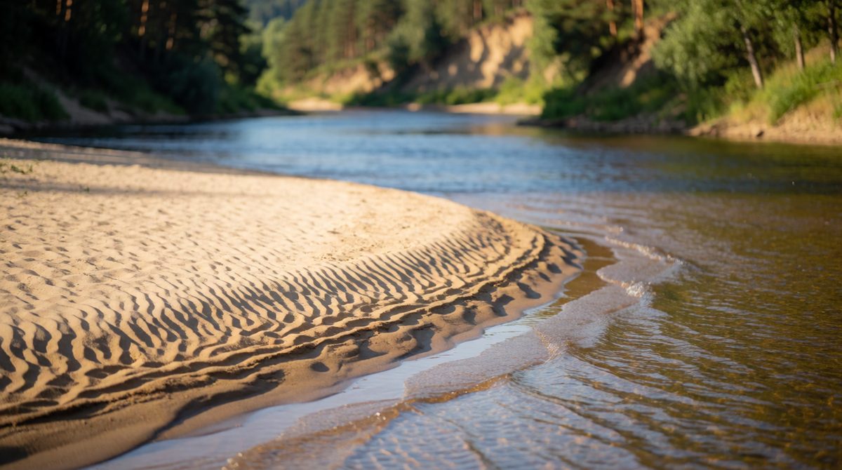 Rivers drop their load to form new landforms
