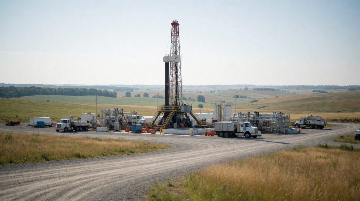 Fracking releases gas from shale rock