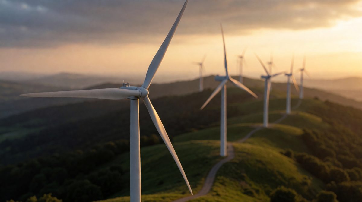 Wind farms are built in windy places
