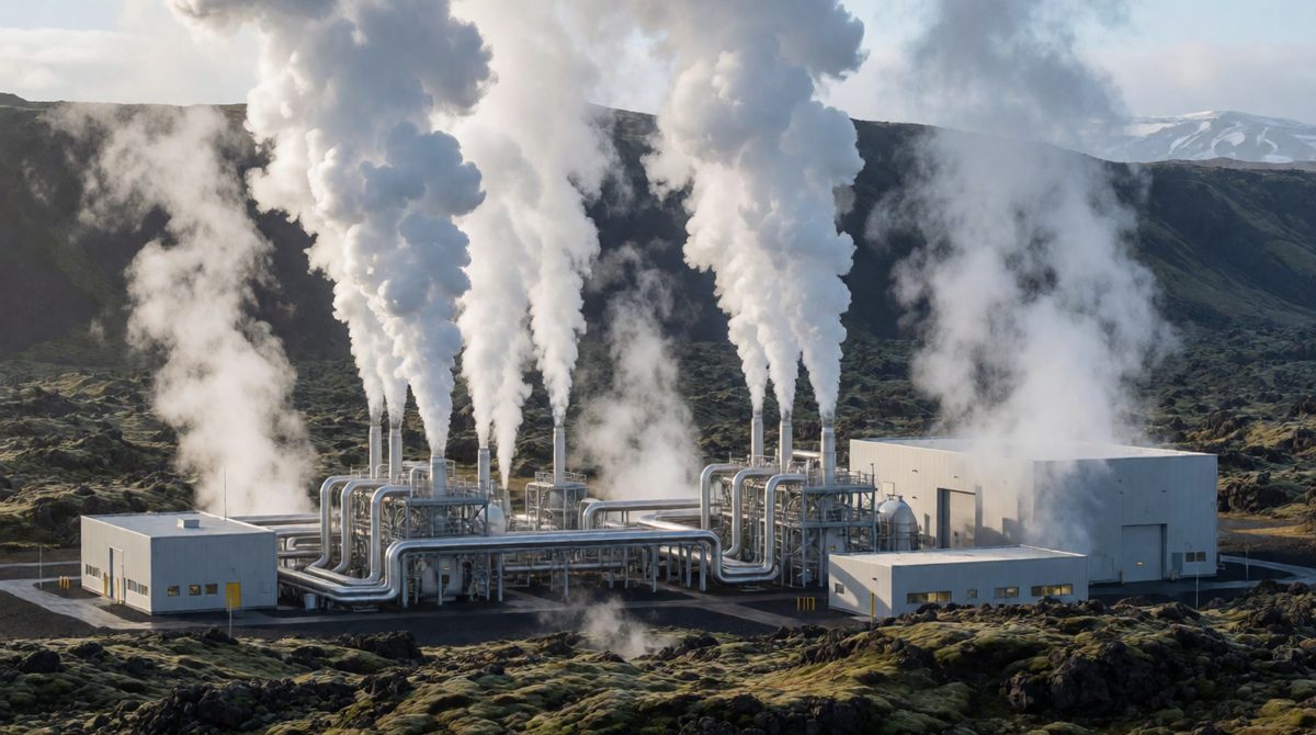 Geothermal power uses heat from underground