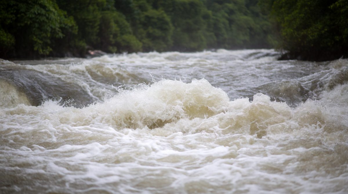 Climate controls how much water flows in rivers