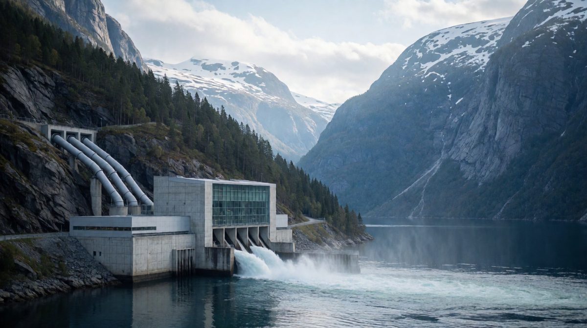 Norway gets almost all its electricity from hydropower