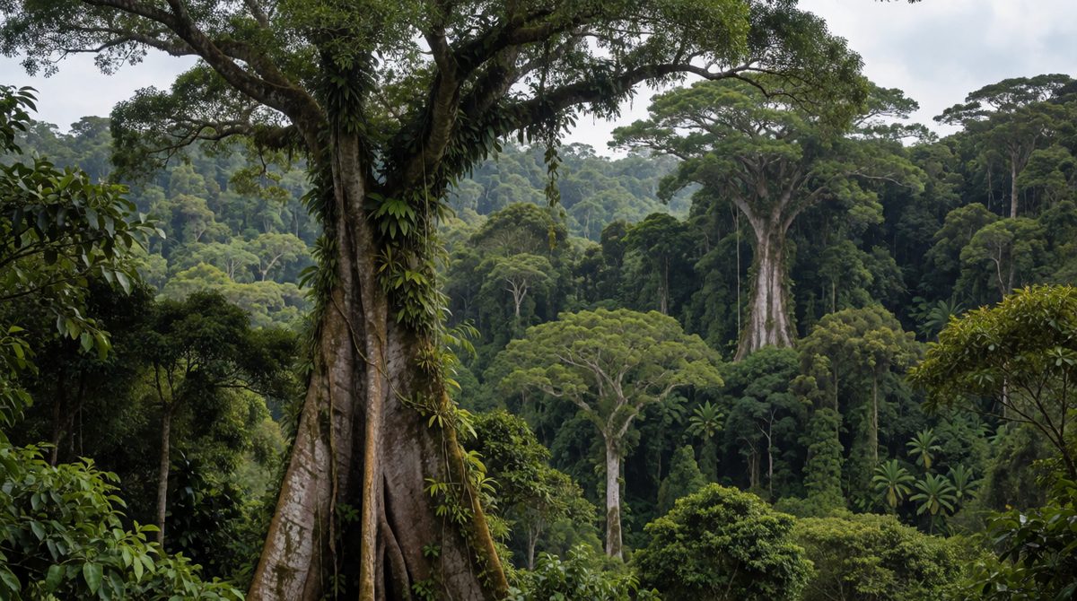 Tropical forests have distinct layers
