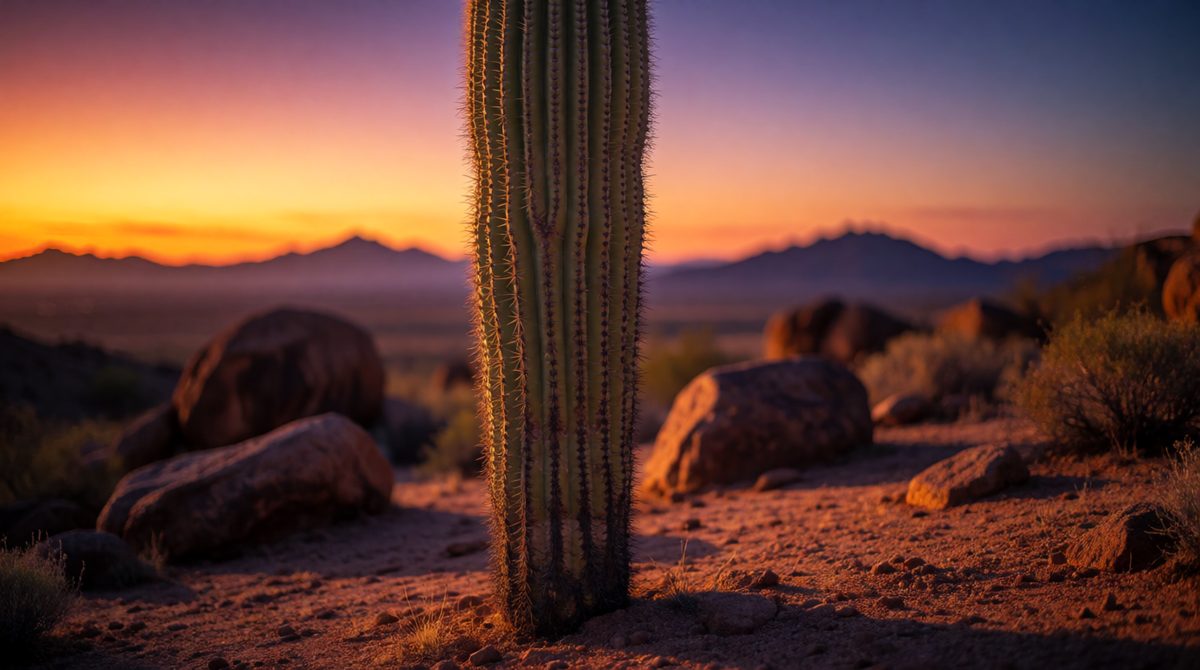 Desert plants and animals are adapted to the heat