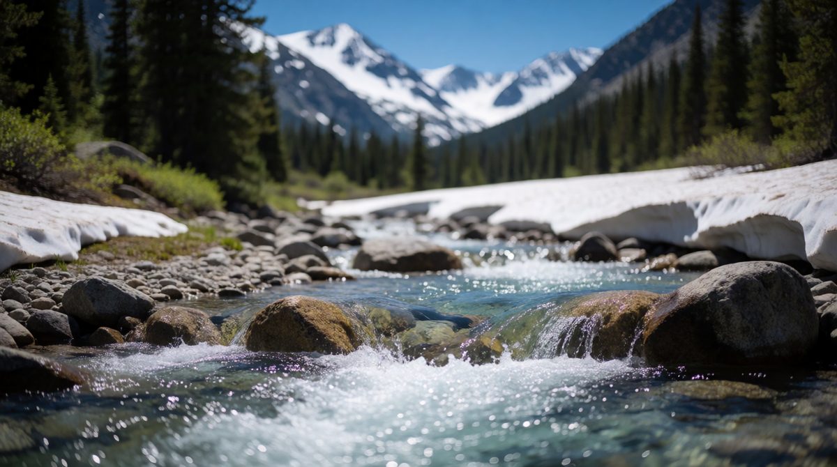 Rivers at high altitude behave differently