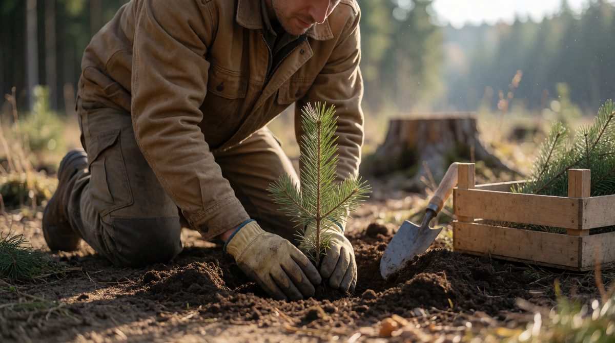 Forests are managed by people