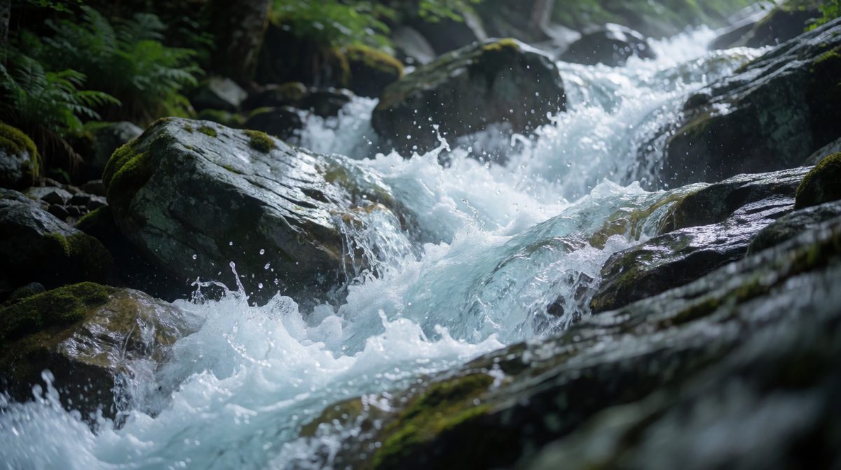 Gradient affects how fast a river flows