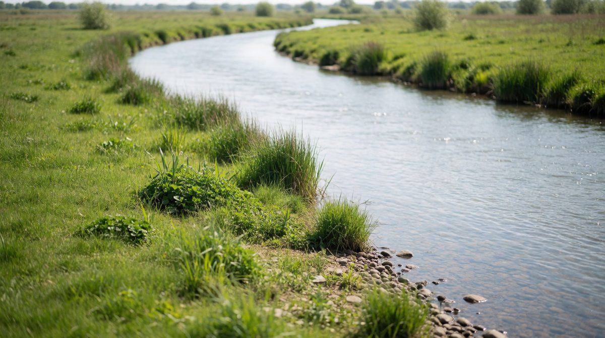 Floodplains are built up by flood deposits